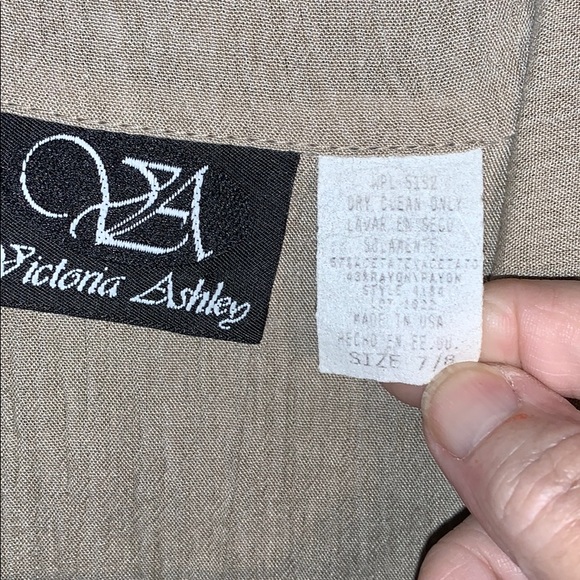 Victoria Ashley Vest Tunic Retro Top Size 7/8 EUC - Picture 2 of 5